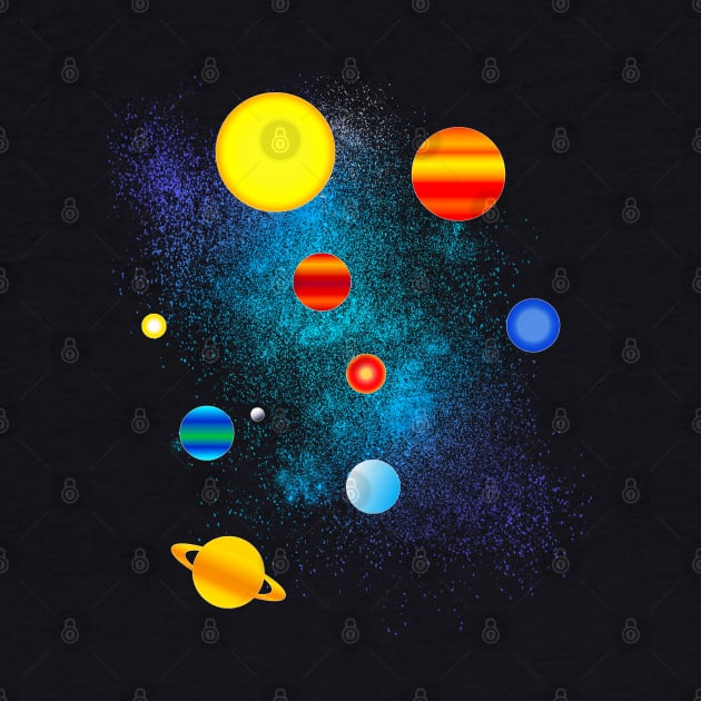 Solar System Space by Scar